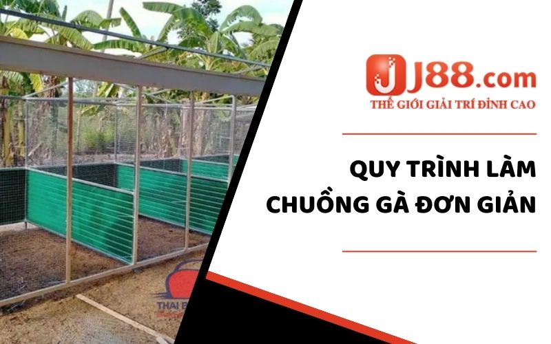 Quy trình làm chuồng gà đơn giản và rẻ